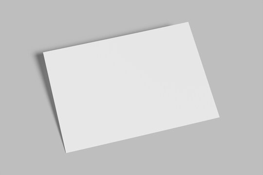 a4 certificate blank mockup