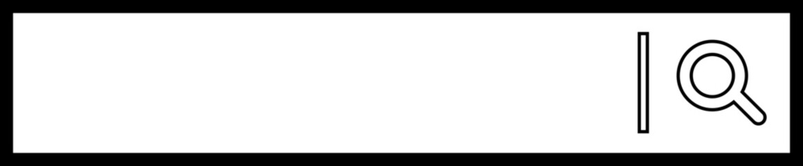 Obraz premium Search Bar Template icon, search experience concept. Magnifying Glass, searched navigator. icon of elements for design interface of website User Interface, Web, App, Software. Ready Search or mobile