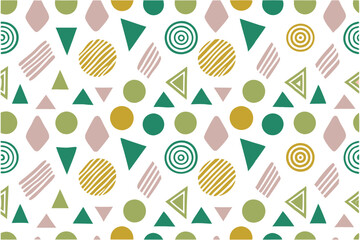 black and white geometric shapes like triangles, circles, and diamonds. The design should feature simple, clean lines and a modern, balanced aesthetic, ideal for high-end fashion, tech branding