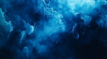 Obraz premium Abstract Blue Cloudscape Background Image for Creative Projects and Presentations