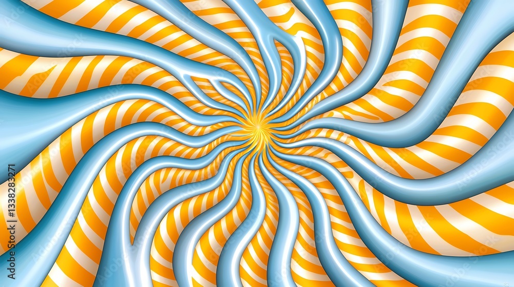 Poster abstract swirling patterns digital art colorful background texture vivid environment