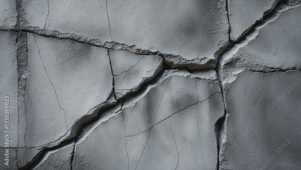 Poster texture, wall, concrete, suitable for use as a background. fragment of a wall displaying scratches a