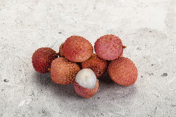 Sweet tasty tropical fruit Lychee