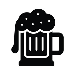 Get your hands on this appealing beer mug glyph icon