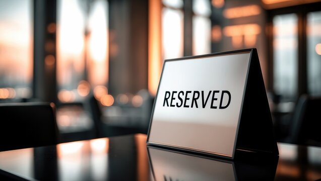 Reserved seating