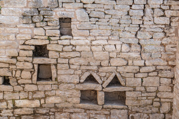 The ruins of the medieval town Dvigrad, Istria peninsula, Croatia