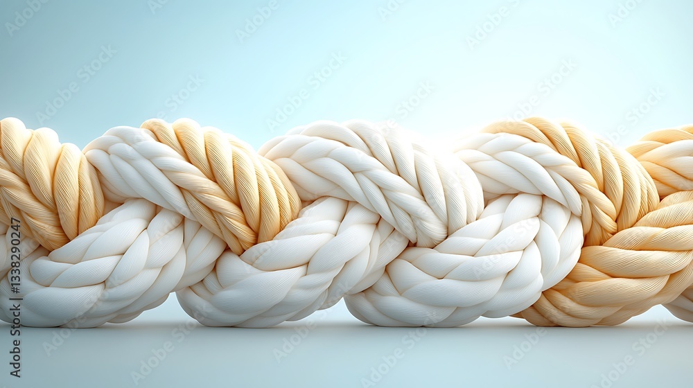Aufkleber dynamic abstract rope textures soft colored background patterns in artistic detail photography