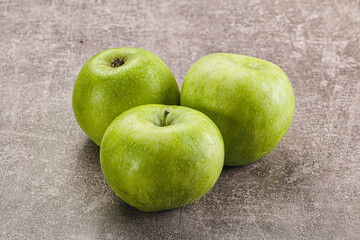 Sweet and juicy green apple
