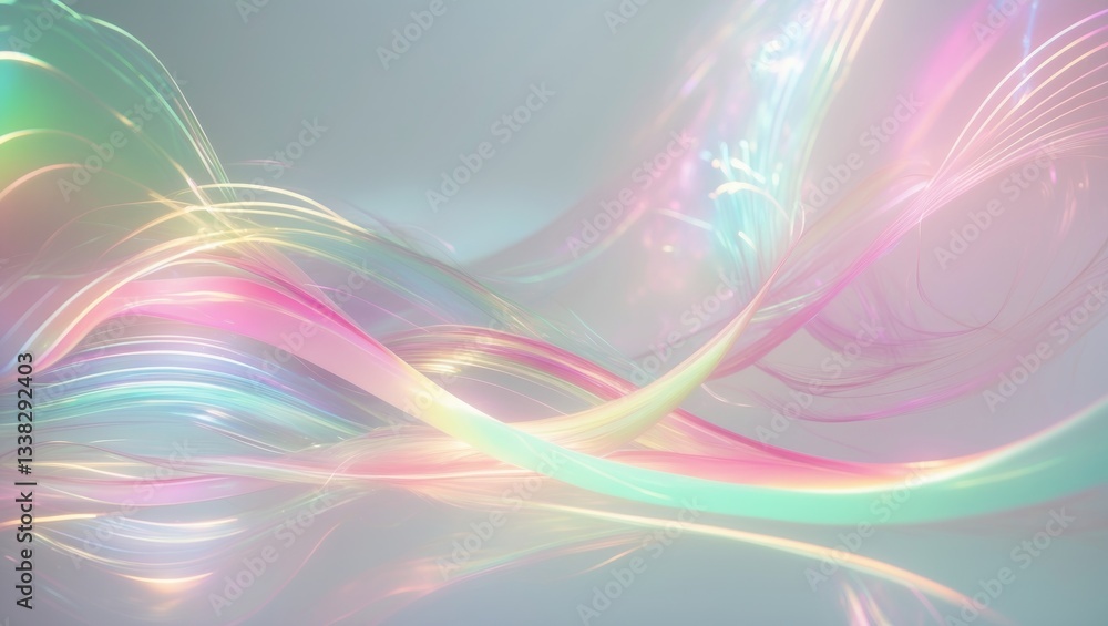 Aufkleber rainbow light texture overlay effect. mock-up of natural light effects.