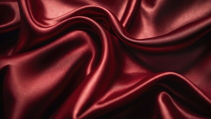 Obraz premium Textile texture background of red fabric