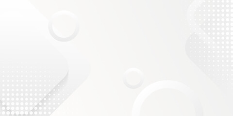 Abstract white background. Minimal geometric white light background abstract design. Modern and Creative Trend design in vector illustration