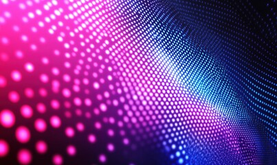 Obraz premium Colorful abstract background with vibrant dots in pink and blue hues