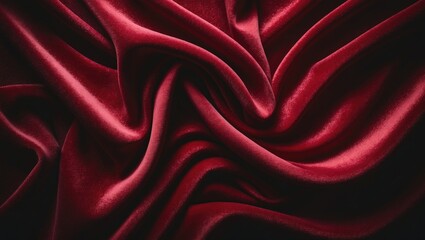 Obraz premium Textured background of red fabric