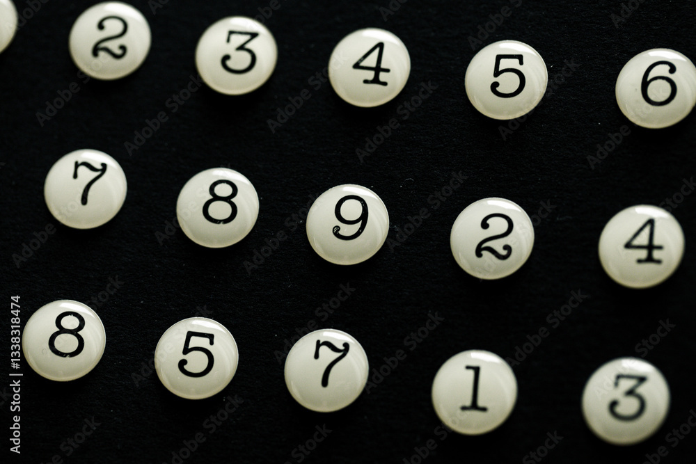Poster background of numbers. from zero to nine. numbers texture. finance data concept. mathematic. seamles