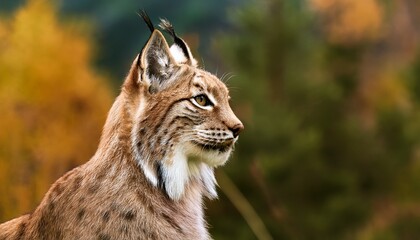 Fototapeta premium Close-up of lynx whiskers glowing with firefly-like light against a soft, blurred forest background. Perfect for wildlife, nature, magical, and forest photography.