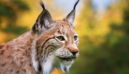 Obraz premium Close-up of lynx whiskers glowing with firefly-like light against a soft, blurred forest background. Perfect for wildlife, nature, magical, and forest photography.
