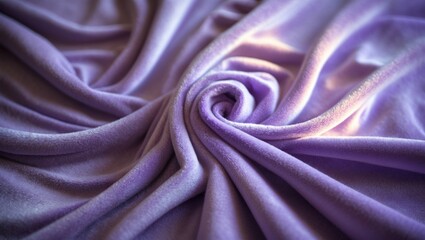 Obraz premium Blanket texture soft violet velvet backdrop with folds and shine, offering a warm appearance.