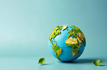 World Waste Recycling Day, a large globe in the form of planet earth