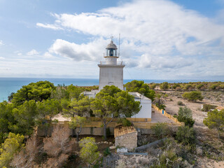 Faro del Cabo de Santa Pola, Alicante, Comunidad Valenciana