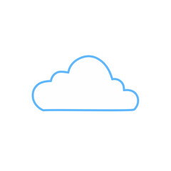 cloud vector element