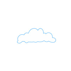 cloud vector element