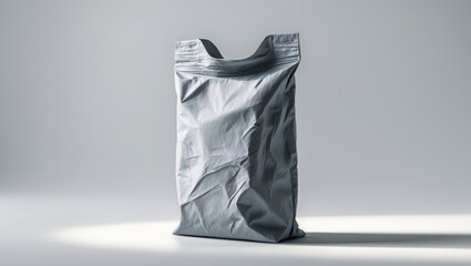 Plastic Bag Mockup, Mockup of a bag, Sand bag or plastic canvas sack for agricultural products.