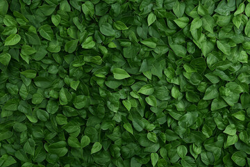 Obraz premium Dense Green Leaves Background