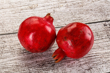 Fresh sweet juicy pomegranate fruit