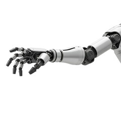 Robotic Arm: AI, Technology Image on Transparent  background