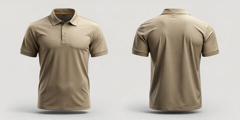 High-Resolution Polo Shirt Mockup PSD:  Perfect for Branding & Design Presentations