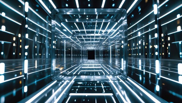 Infinity Mirror, A Visual Illusion