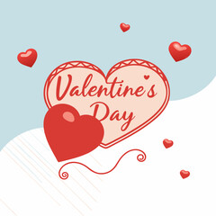 Abstract Happy Valentine's day elegant background