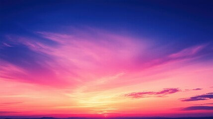 Sky transitioning from day to night with a stunning gradient