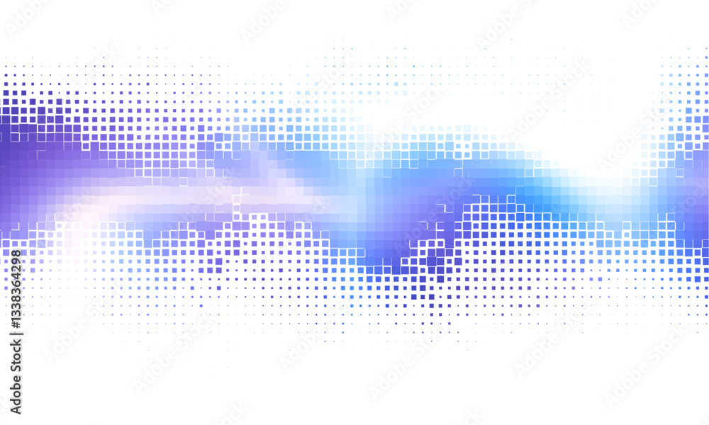 Leinwandbilder vector abstract futuristic particle background. overlay halftone background.