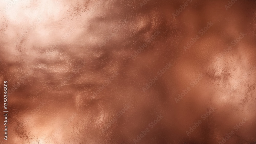 Poster copper metallic surface background with a painted texture.
