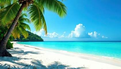 Simple white beach setup, stunning ocean vista, altar, beach altar