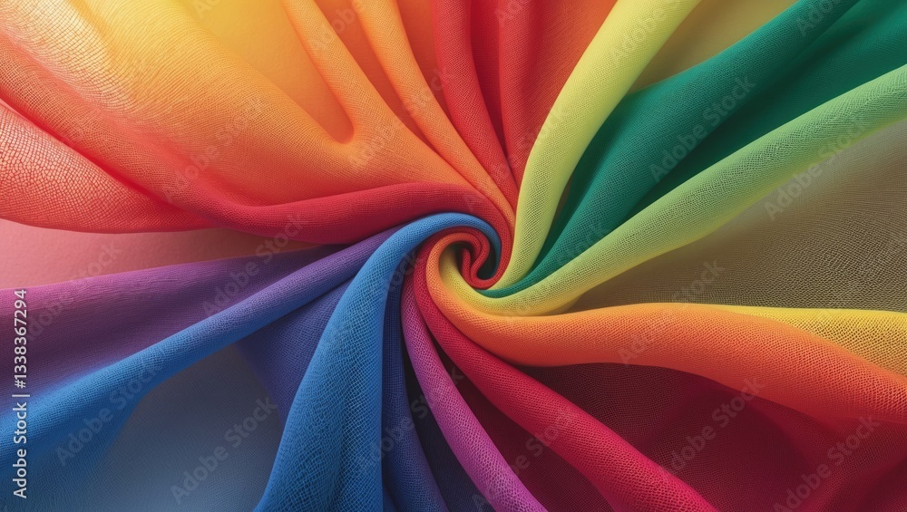Poster colorful gradient mesh background design