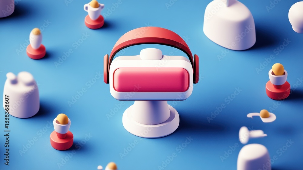 Poster engaging in virtual reality dynamics of social interactions and interactive content online