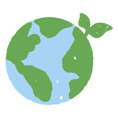 Hand Drawn Go Green Symbol