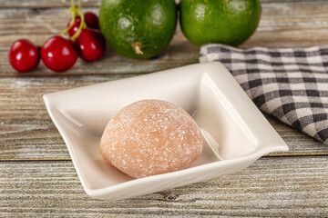 Japanese rice dessert mochi cake