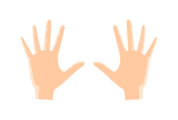 Hand Concept Illustration Stylish and Beautiful