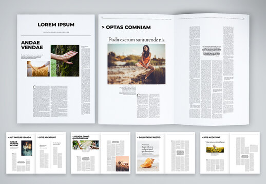 Modern Newspaper & Editorial Template
