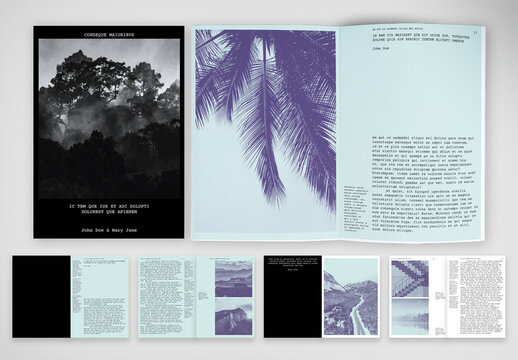 Retro Typewriter-Inspired Editorial Template