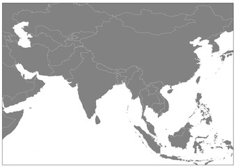 Fototapeta premium world map atlas countrie borders wallpaper global