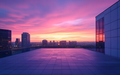 Fototapeta premium empty rooftop