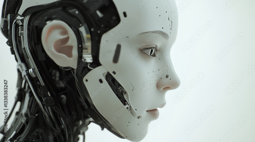 Poster ai-driven bionic robots optimizing complex manufacturing processes.