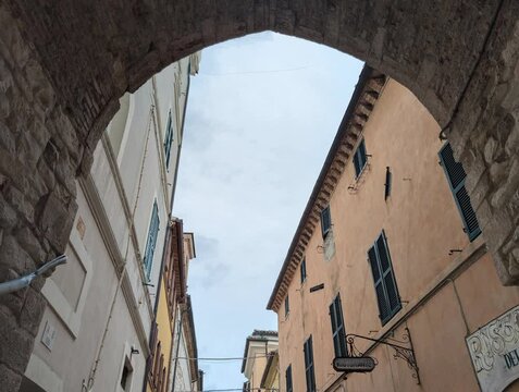 Sirolo borgo di mare nelle Marche in Italia