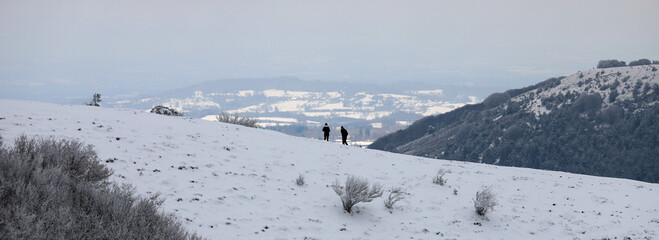 sur les volcans d'Auvergne