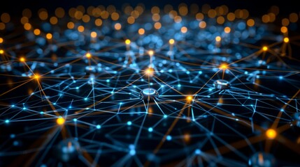 CRM Hub of Connectivity, central hub with interconnected lines representing various customer touchpoints