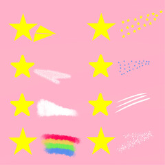 Fototapeta premium various kind of shooting star